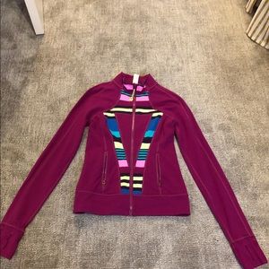 Girls Ivivva Lightweight  Zip Up Sweatshirt